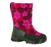 Валенки Kuoma Putkivarsi цветы бордо